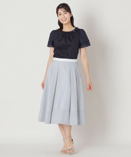 TO BE CHIC (大きいサイズ) / トゥー ビー シック (オオキイサイズ) その他トップス | 【L】リボンコサージュ カットソー | 詳細3