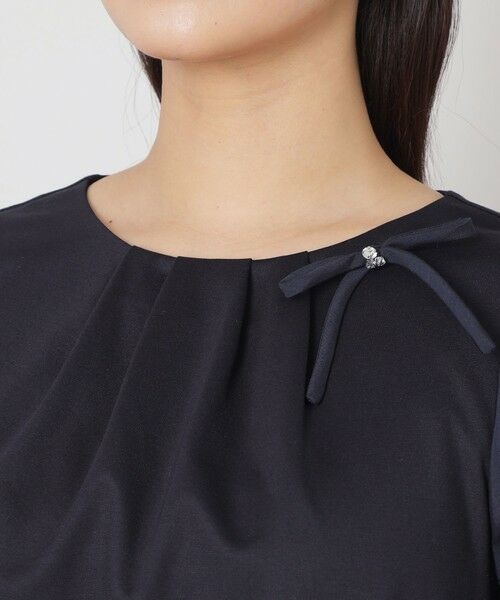 TO BE CHIC (大きいサイズ) / トゥー ビー シック (オオキイサイズ) その他トップス | 【L】リボンコサージュ カットソー | 詳細8