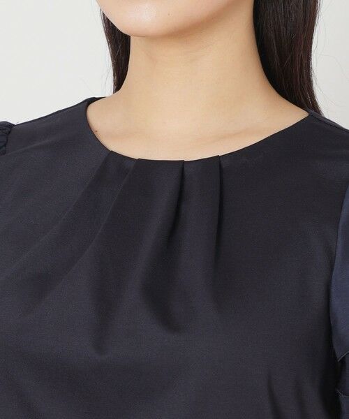 TO BE CHIC (大きいサイズ) / トゥー ビー シック (オオキイサイズ) その他トップス | 【L】リボンコサージュ カットソー | 詳細9