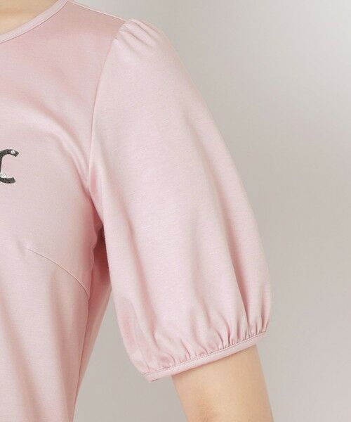 TO BE CHIC (大きいサイズ) / トゥー ビー シック (オオキイサイズ) その他トップス | 【L】ビジュー ロゴカットソー | 詳細7