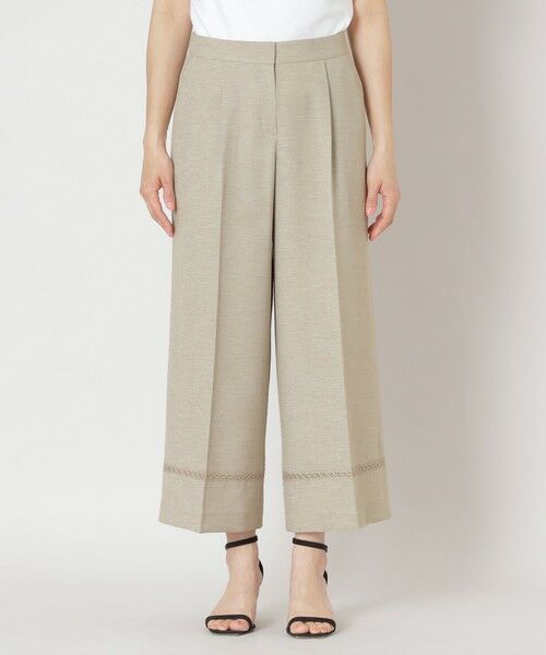 TO BE CHIC (大きいサイズ) / トゥー ビー シック (オオキイサイズ) その他パンツ | 【L】リネンライク ワイドパンツ | 詳細3