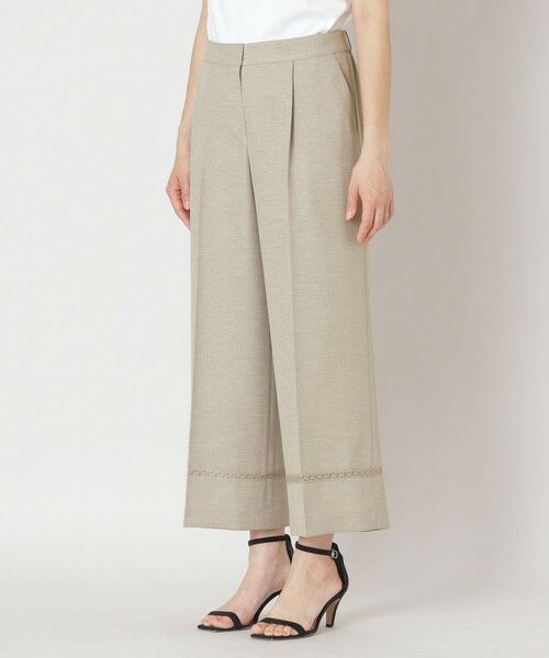 TO BE CHIC (大きいサイズ) / トゥー ビー シック (オオキイサイズ) その他パンツ | 【L】リネンライク ワイドパンツ | 詳細4