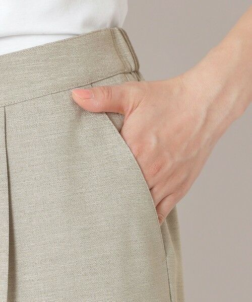 TO BE CHIC (大きいサイズ) / トゥー ビー シック (オオキイサイズ) その他パンツ | 【L】リネンライク ワイドパンツ | 詳細6