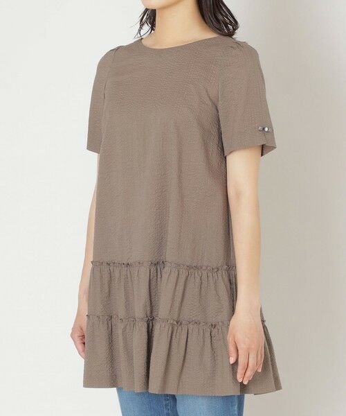 TO BE CHIC (大きいサイズ) / トゥー ビー シック (オオキイサイズ) その他トップス | 【L】ウェーブローン ティアードチュニック | 詳細5