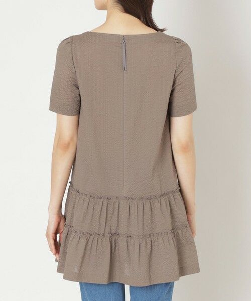 TO BE CHIC (大きいサイズ) / トゥー ビー シック (オオキイサイズ) その他トップス | 【L】ウェーブローン ティアードチュニック | 詳細6