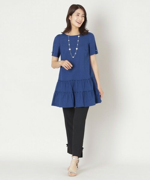 TO BE CHIC (大きいサイズ) / トゥー ビー シック (オオキイサイズ) その他トップス | 【L】ウェーブローン ティアードチュニック | 詳細2