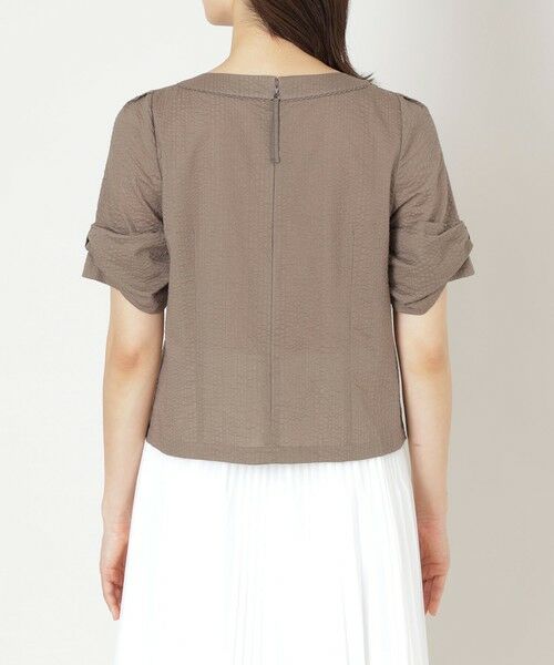 TO BE CHIC (大きいサイズ) / トゥー ビー シック (オオキイサイズ) その他トップス | 【L】ウェーブローン スリーブリボンブラウス | 詳細6