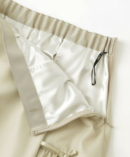 TO BE CHIC (大きいサイズ) / トゥー ビー シック (オオキイサイズ) ロング・マキシ丈スカート | 【L】ライトエアリー リボンスカート | 詳細7