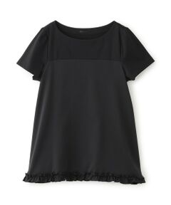 TO BE CHIC (大きいサイズ) / トゥー ビー シック (オオキイサイズ) その他トップス | 【L】サテンコンビ チュニック