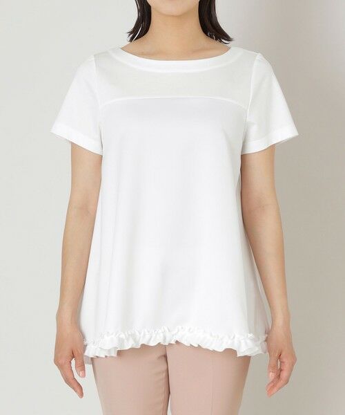 TO BE CHIC (大きいサイズ) / トゥー ビー シック (オオキイサイズ) その他トップス | 【L】サテンコンビ チュニック | 詳細2