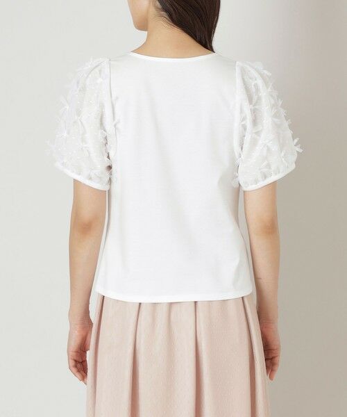 TO BE CHIC (大きいサイズ) / トゥー ビー シック (オオキイサイズ) その他トップス | 【L】リボンチュール カットソー | 詳細4