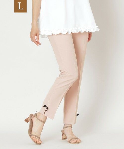 TO BE CHIC (大きいサイズ) / トゥー ビー シック (オオキイサイズ) その他パンツ | 【L】デュアルストレッチ スリムパンツ(ピンク系2)