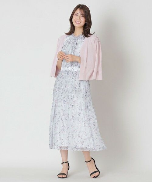 TO BE CHIC (大きいサイズ) / トゥー ビー シック (オオキイサイズ) ブルゾン | 【L】透かし編み ショートボレロ | 詳細3