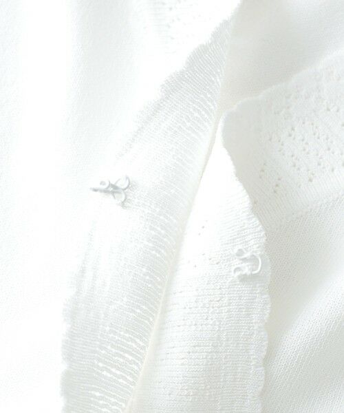 TO BE CHIC (大きいサイズ) / トゥー ビー シック (オオキイサイズ) ブルゾン | 【L】透かし編み ショートボレロ | 詳細9