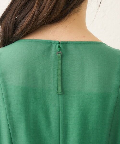 TO BE CHIC (大きいサイズ) / トゥー ビー シック (オオキイサイズ) ロング・マキシ丈ワンピース | 【L】ボイルワッシャー ノースリーブドレス | 詳細8