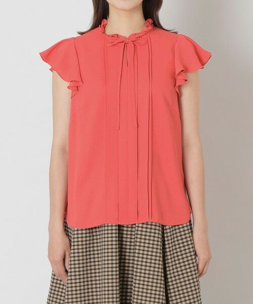 TO BE CHIC (大きいサイズ) / トゥー ビー シック (オオキイサイズ) その他トップス | 【L】ノースリーブ フリルブラウス | 詳細5
