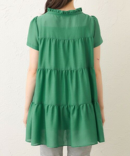 TO BE CHIC (大きいサイズ) / トゥー ビー シック (オオキイサイズ) その他トップス | 【L】ボイルワッシャーティアード　チュニックブラウス | 詳細5