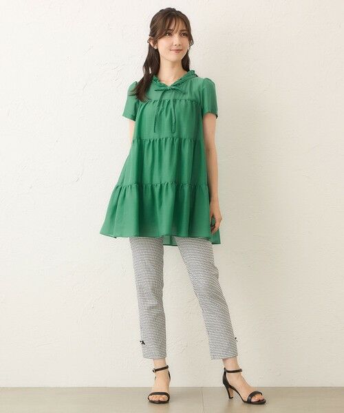 TO BE CHIC (大きいサイズ) / トゥー ビー シック (オオキイサイズ) その他トップス | 【L】ボイルワッシャーティアード　チュニックブラウス | 詳細2