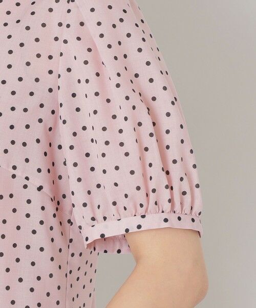 TO BE CHIC (大きいサイズ) / トゥー ビー シック (オオキイサイズ) その他トップス | 【L】ランダムドット ピンタックブラウス | 詳細6