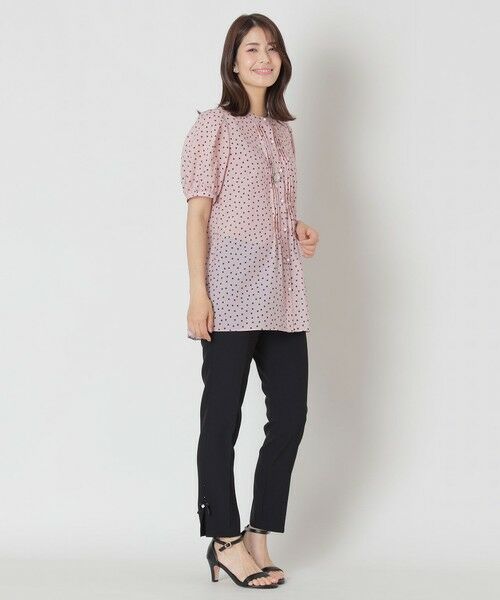 TO BE CHIC (大きいサイズ) / トゥー ビー シック (オオキイサイズ) その他トップス | 【L】ランダムドット ピンタックブラウス | 詳細2