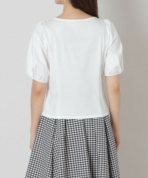 TO BE CHIC (大きいサイズ) / トゥー ビー シック (オオキイサイズ) その他トップス | 【L】タックリボン＆ビジューネック カットソー | 詳細6