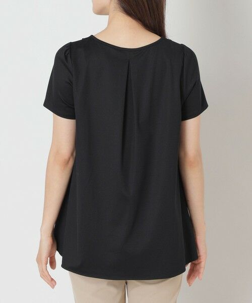 TO BE CHIC (大きいサイズ) / トゥー ビー シック (オオキイサイズ) その他トップス | 【L】タックリボン＆ビジューネック　チュニック | 詳細6