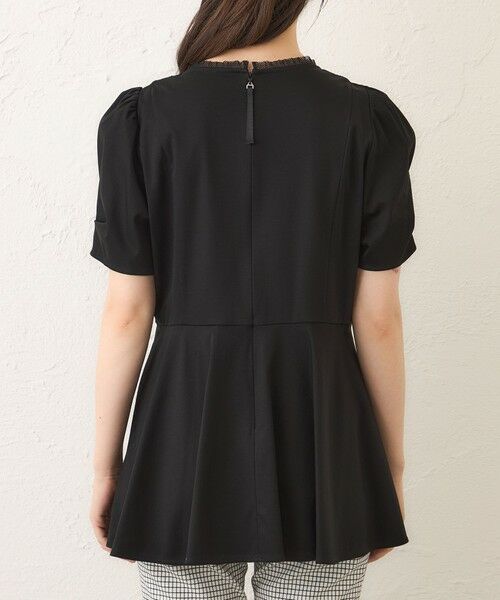 TO BE CHIC (大きいサイズ) / トゥー ビー シック (オオキイサイズ) その他トップス | 【L】コマフリル カットソーコンビチュニック | 詳細7