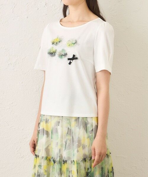 TO BE CHIC (大きいサイズ) / トゥー ビー シック (オオキイサイズ) その他トップス | 【L】ぼかしフラワーモチーフ プルオーバー | 詳細5