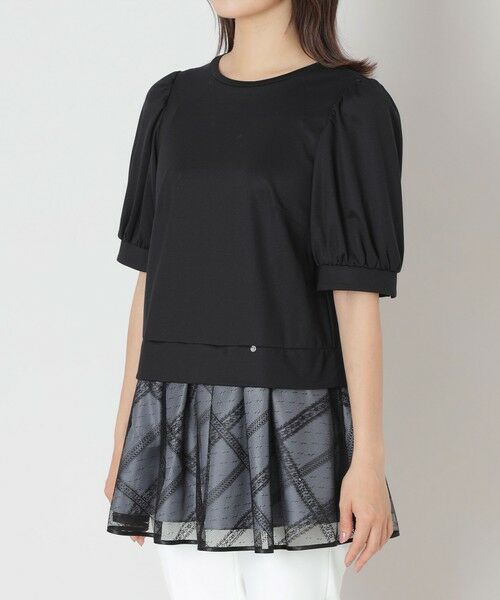 TO BE CHIC (大きいサイズ) / トゥー ビー シック (オオキイサイズ) その他トップス | 【L】チュールチェック　チュニック | 詳細5