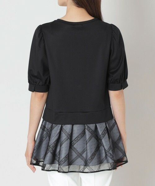 TO BE CHIC (大きいサイズ) / トゥー ビー シック (オオキイサイズ) その他トップス | 【L】チュールチェック　チュニック | 詳細6