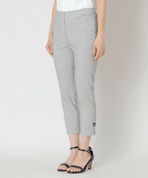 TO BE CHIC (大きいサイズ) / トゥー ビー シック (オオキイサイズ) その他パンツ | 【L】ウインドウペン スリムパンツ | 詳細4
