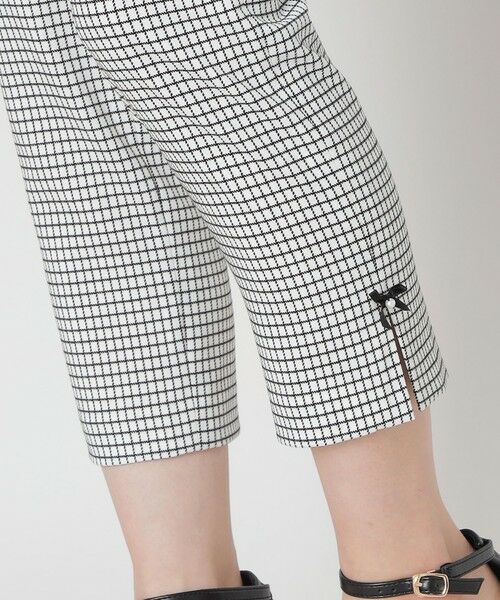 TO BE CHIC (大きいサイズ) / トゥー ビー シック (オオキイサイズ) その他パンツ | 【L】ウインドウペン スリムパンツ | 詳細7