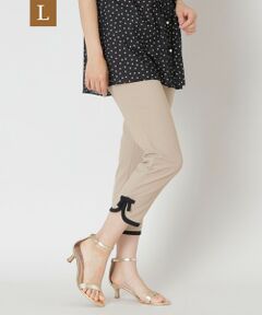 TO BE CHIC (大きいサイズ) / トゥー ビー シック (オオキイサイズ) その他パンツ | 【L】バイカラーサイドリボン パンツ