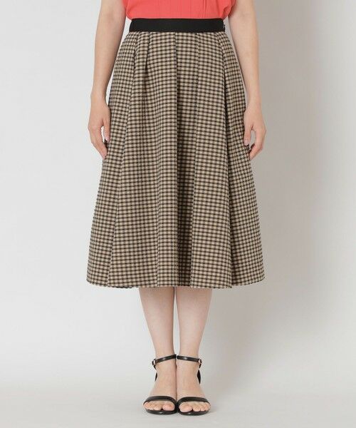 TO BE CHIC (大きいサイズ) / トゥー ビー シック (オオキイサイズ) ロング・マキシ丈スカート | 【L】ギンガムチェック スカート | 詳細5