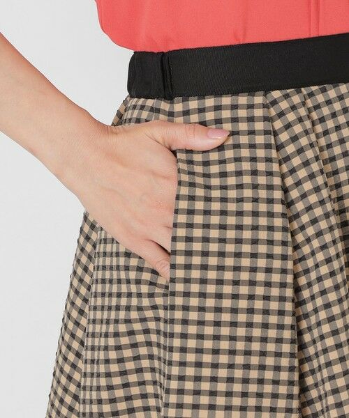 TO BE CHIC (大きいサイズ) / トゥー ビー シック (オオキイサイズ) ロング・マキシ丈スカート | 【L】ギンガムチェック スカート | 詳細8