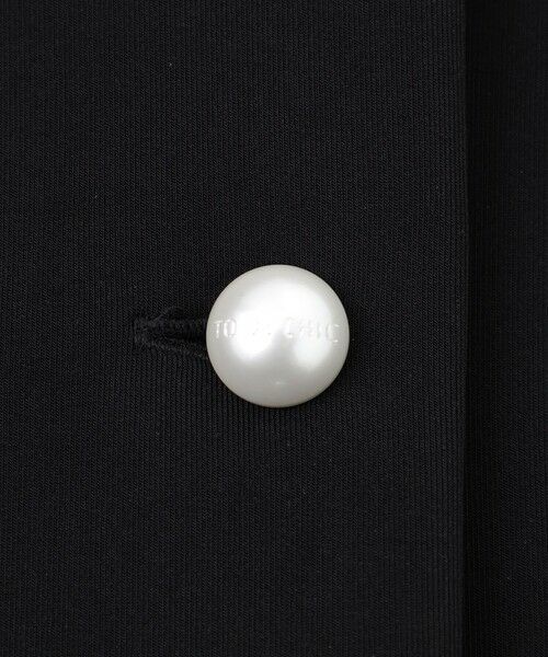 TO BE CHIC (大きいサイズ) / トゥー ビー シック (オオキイサイズ) テーラードジャケット | 【L】マットストレッチダンボール ショートジレ | 詳細7