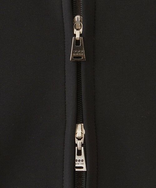 TO BE CHIC (大きいサイズ) / トゥー ビー シック (オオキイサイズ) テーラードジャケット | 【L】マットストレッチダンボール ロングジレ | 詳細8