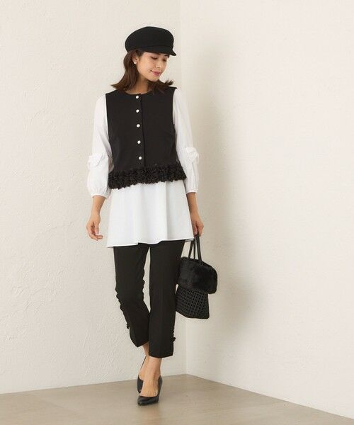 TO BE CHIC (大きいサイズ) / トゥー ビー シック (オオキイサイズ) その他トップス | 【L】リボンスリーブ　チュニックブラウス | 詳細2