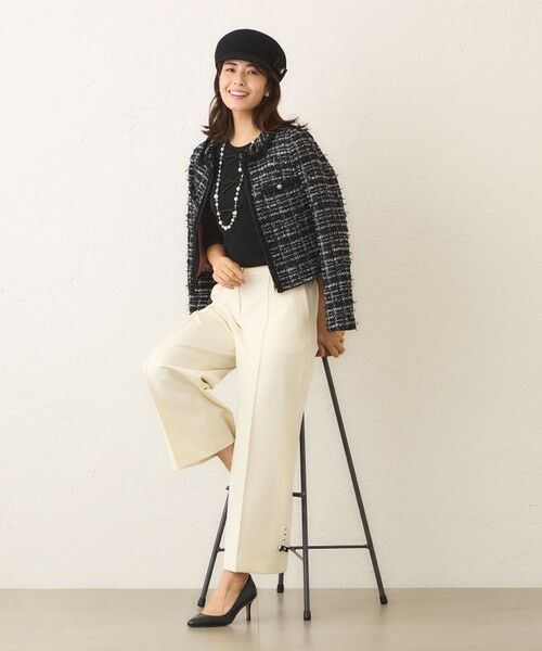 TO BE CHIC (大きいサイズ) / トゥー ビー シック (オオキイサイズ) その他トップス | 【L】ビジュー＆リボン ニット | 詳細4