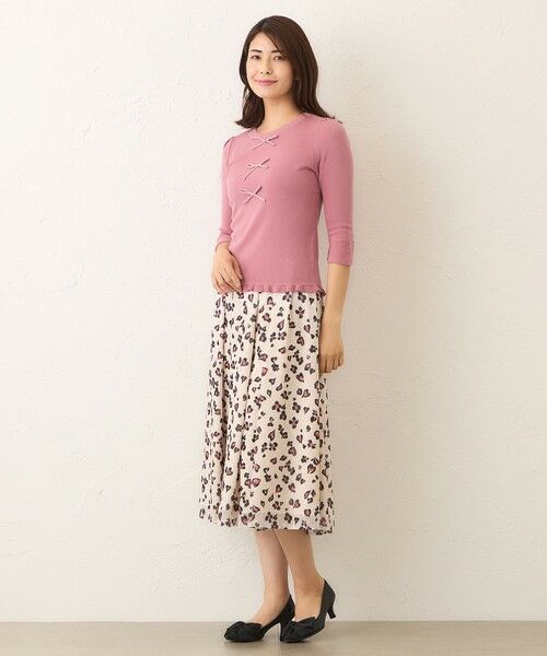 TO BE CHIC (大きいサイズ) / トゥー ビー シック (オオキイサイズ) その他トップス | 【L】ビジュー＆リボン ニット | 詳細5