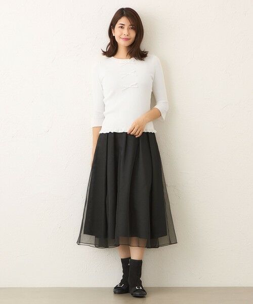 TO BE CHIC (大きいサイズ) / トゥー ビー シック (オオキイサイズ) その他トップス | 【L】ビジュー＆リボン ニット | 詳細1