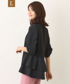 TO BE CHIC (大きいサイズ) / トゥー ビー シック (オオキイサイズ) その他トップス | 【L】ティアードフリル チュニック