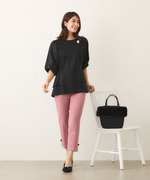 TO BE CHIC (大きいサイズ) / トゥー ビー シック (オオキイサイズ) その他トップス | 【L】ティアードフリル チュニック | 詳細1