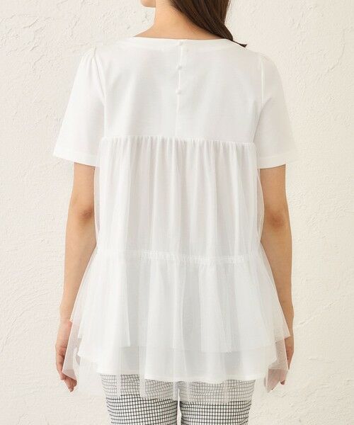 TO BE CHIC (大きいサイズ) / トゥー ビー シック (オオキイサイズ) その他トップス | 【L】チュールネットコンビ チュニック | 詳細11