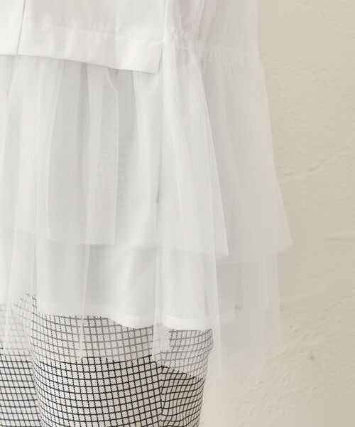 TO BE CHIC (大きいサイズ) / トゥー ビー シック (オオキイサイズ) その他トップス | 【L】チュールネットコンビ チュニック | 詳細14