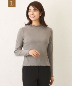 TO BE CHIC (大きいサイズ) / トゥー ビー シック (オオキイサイズ) その他トップス | 【L】シアーラメ カットソー