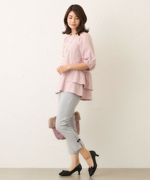 TO BE CHIC (大きいサイズ) / トゥー ビー シック (オオキイサイズ) その他パンツ | 【L】ウールライク スリムパンツ | 詳細3