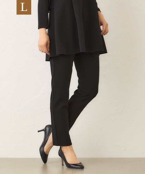 TO BE CHIC (大きいサイズ) / トゥー ビー シック (オオキイサイズ) その他パンツ | 【L】マットストレッチダンボール パンツ(ブラック)