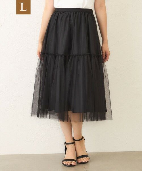 ✨美品✨大きいサイズ　TO BE CHIC トゥービーシック　花　46 フラワージャカード ワンピース(ワンピース)｜TO BE CHIC(トゥー