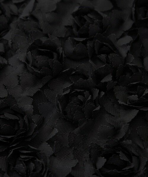 TO BE CHIC (大きいサイズ) / トゥー ビー シック (オオキイサイズ) ロング・マキシ丈スカート | 【L】立体フラワー刺しゅう スカート | 詳細6